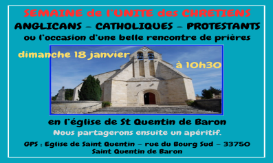 Culte pour l&rsquo;unité des chrétiens