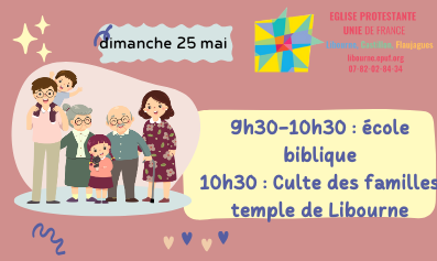 Culte au temple de Libourne