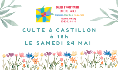 Culte au temple de Castillon