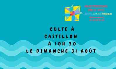 Culte au temple de Castillon
