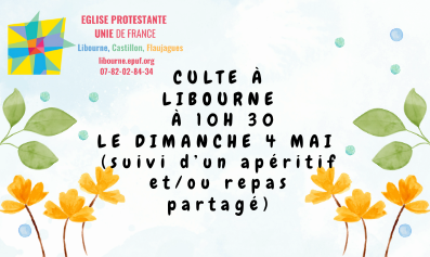 Culte au temple de Libourne